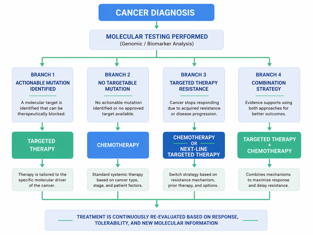 How to proceed with molecular testing in cancer ?